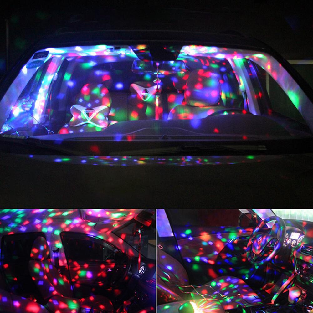 Dc dj valolava disco valot strobe party efekti valaistus ääniohjaus 3w rgb mini pallolamppu ktv kodin koristeluun
