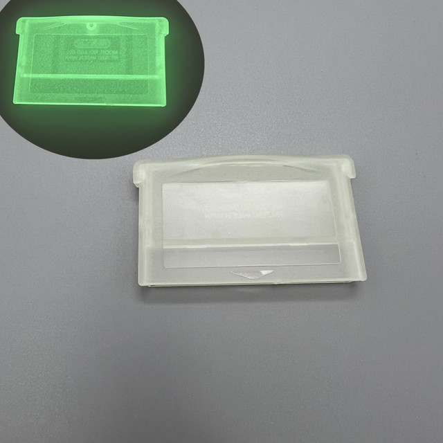 Plastic shell for GBA game card cartridge shell cover replacement part: Fluorescence