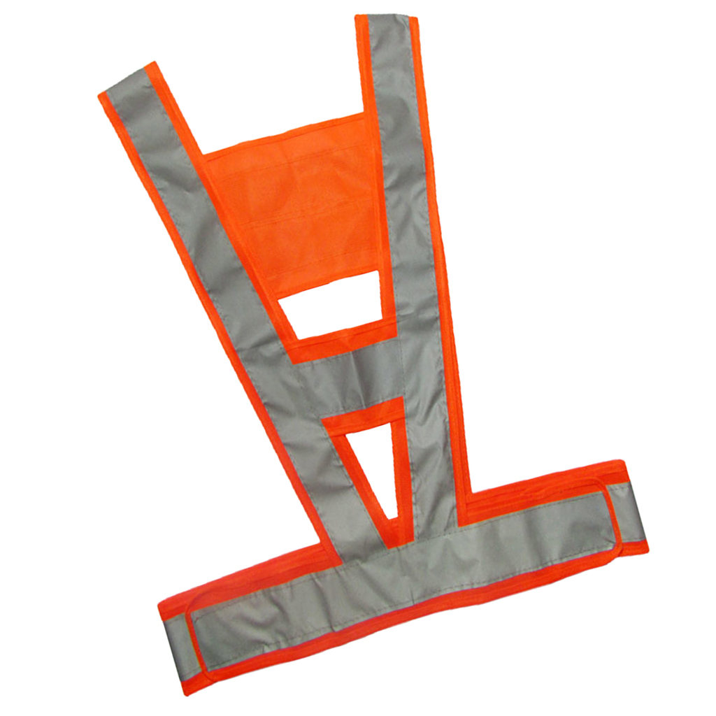 Chaleco de seguridad Unisex, ropa de seguridad de alta visibilidad, Seguridad de Tráfico, forma de V