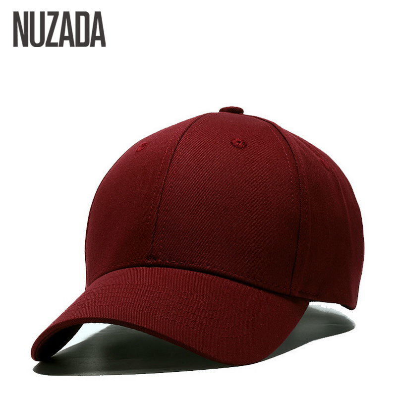 Mærke nuzada klassisk ensfarvet baseballkasket til mænd kvinder par ben bomuld hip hop hætter forår sommer hatte