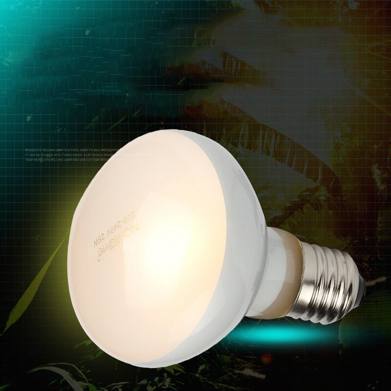 -2 Pack Reptile Uvb Uva Heat Lamp Bulb For Reptiles Truly Sun-Like Bright Heat For Reptiles, Amphibian And Birds (100 W)