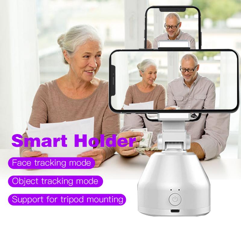 Mobile PTZ smart AI face recognition and real-time tracking mobile phone holder supports PTZ 360​​°Smart steering system