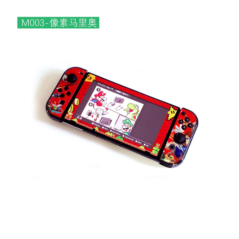 Przełącznik do nintendo Screen Protector 0.2mm szkło hartowane z kolorowa ramka do ekranu konsoli NS Swit akcesoria ochronne: WHITE