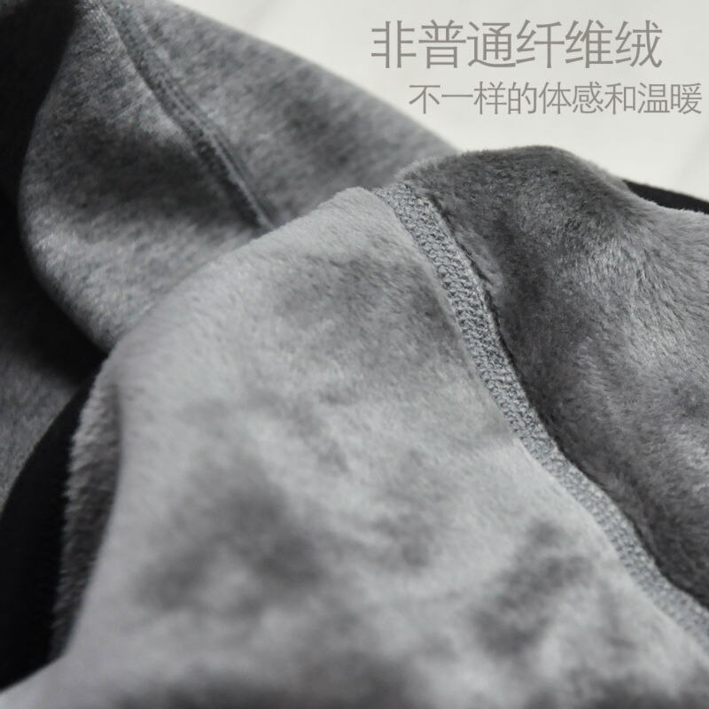 men&#39;s Thicken cashmere long johns legging pants sets tight thermal underwear men set High collar thick warm winter clothing