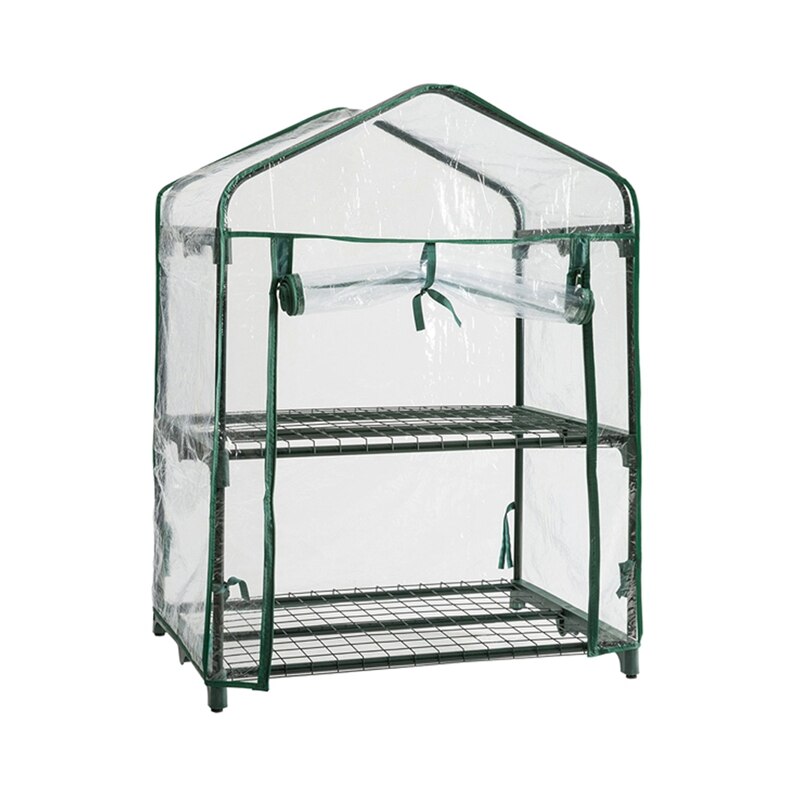 Pvc 2 Livello Casa Pianta Serra Copertura Giardino Piante Fiori Da Giardino mini Copertura Senza Telaio in Ferro