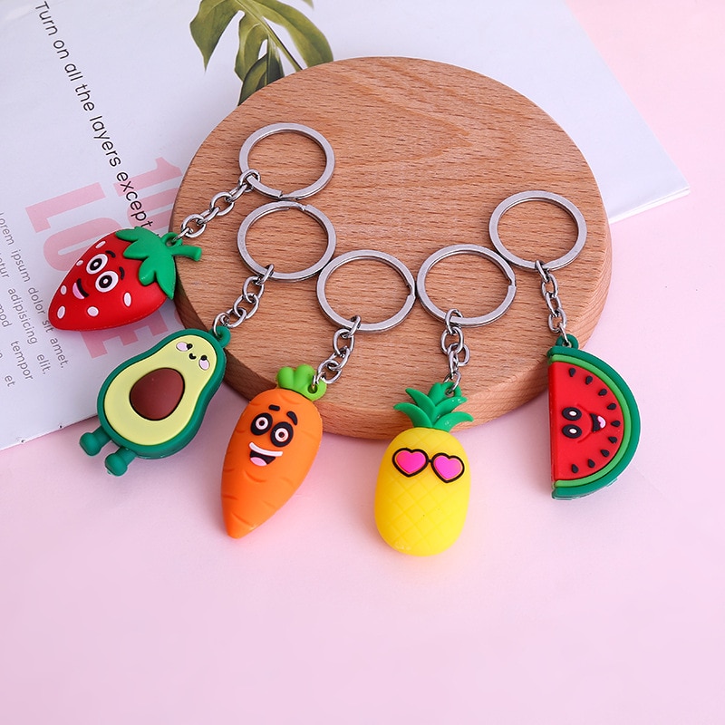 Kirsch Sleutelhanger, schattige sleutelhanger, legering sleutelhanger