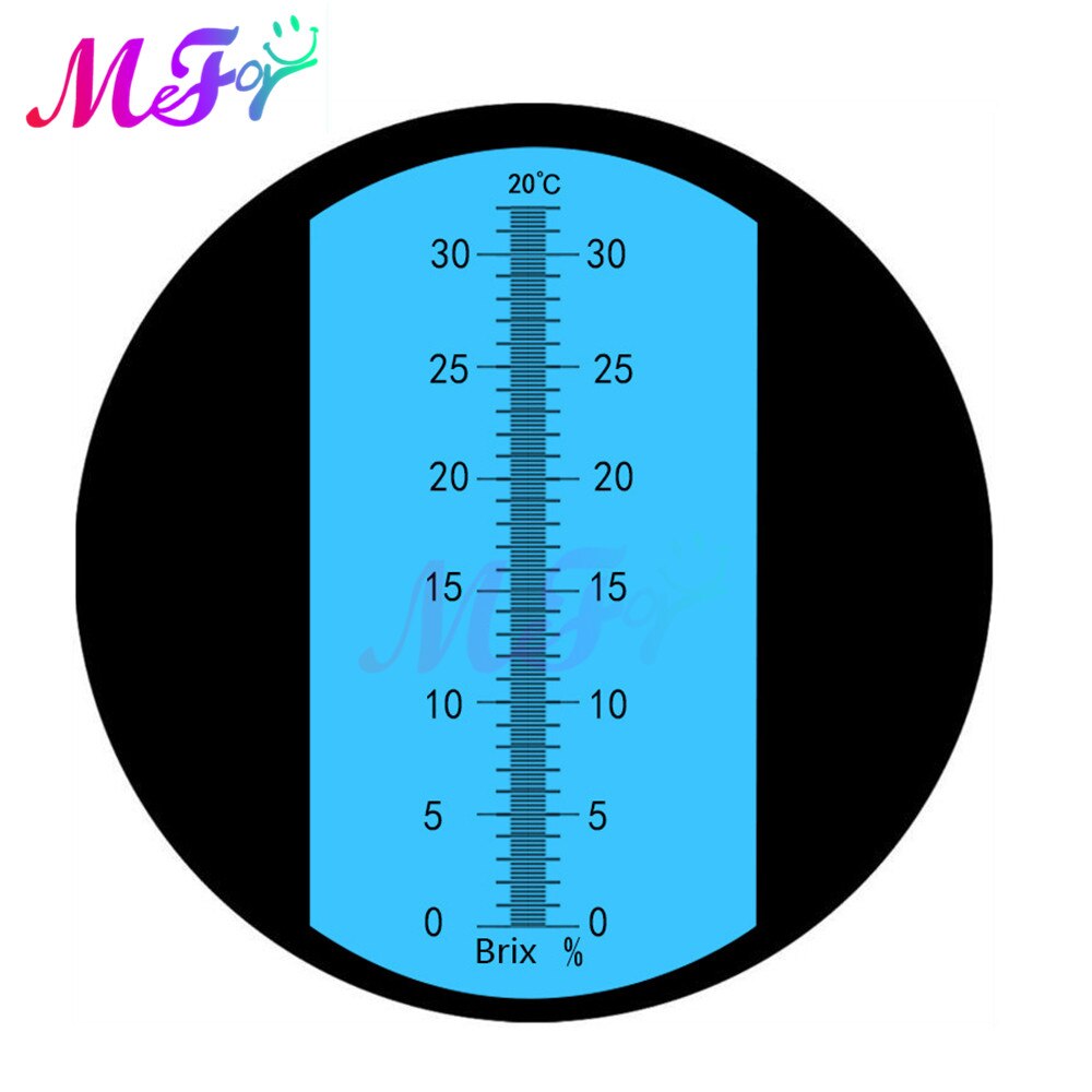 0-32% Handheld Refractometer Test Fruit Brix Meter Sweetness Detector Brix Refractometer Measuring Tool Concentration Meter