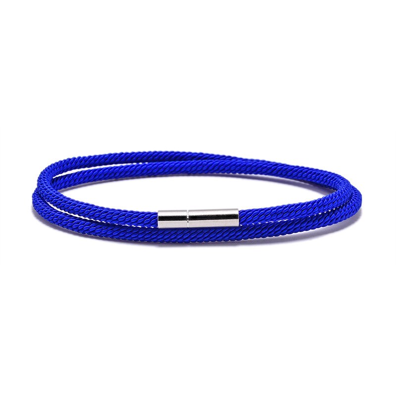 Coppia di braccialetti in corda di milano nuovi modelli di esplosione transfrontaliera fibbia doppio strato milano linea bracciali in corda a mano per donna: 07