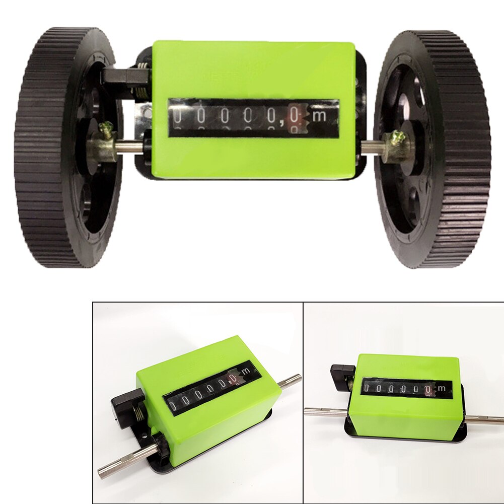 Textile Rolling Wheel Counter Durable Portable Mechanical Meter Length Correct Count