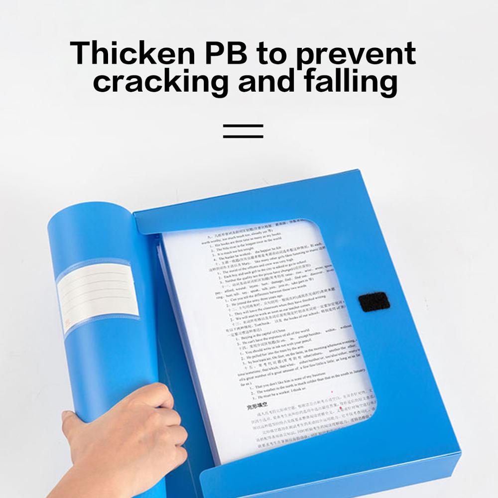 A4 Office File Organizer Plastic File Date Storage Box