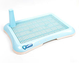 Pet Dog Cat Products Auto Flush Little Toilet Box: Blue / S