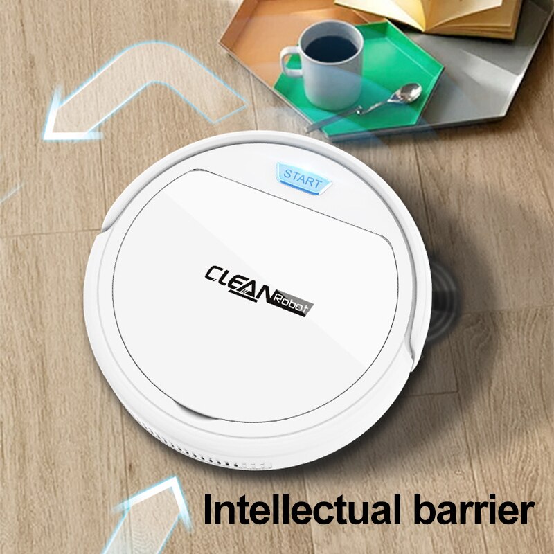 3 In 1 Roboter Staubsauger USB Aufladbare Smart Kehr Roboter Automatische Kehrmaschine Wischen Trocken Nass Hause Boden Reinigung Maschine