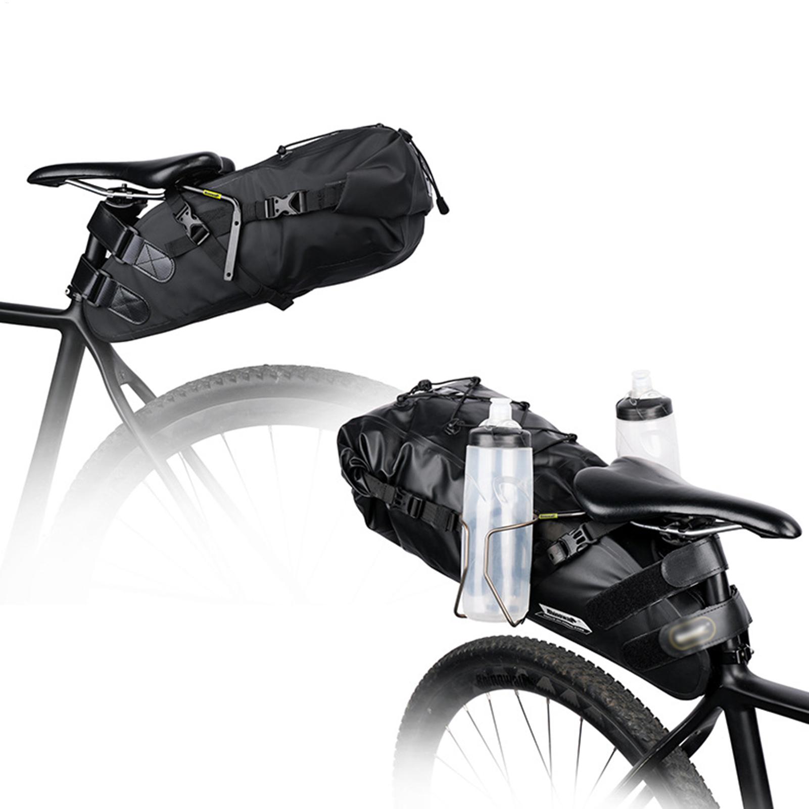 Bike Saddle Bag Stabilizers Support Bracket Bike Water Bottle Holder For Bicycle Saddle Bag Anti-shake Rear Rack Bag