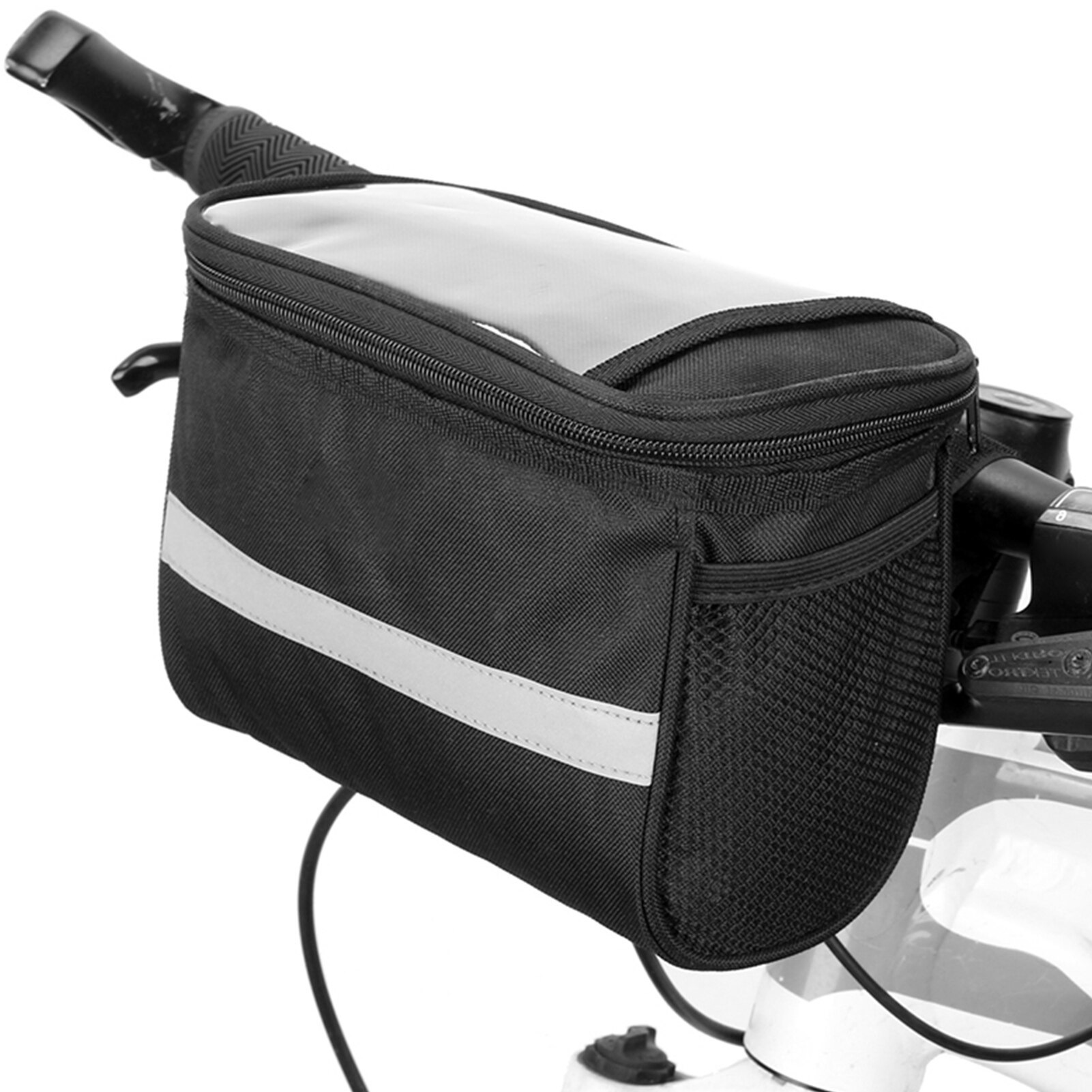 Lixada Geïsoleerde Kofferbak Koeltas Fiets Bagagedrager Opslag Bagage Tas Reflecterende Mtb Fietstas Schoudertas: Type B Black S