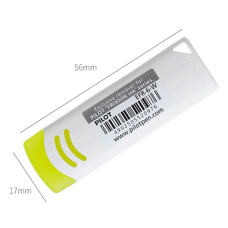 2pcs Japan PILOT EFR-6 Erasable Rubber Frixion Series Friction Eraser Blue/White Erasable Pen Special Eraser Wipe Clean Withou