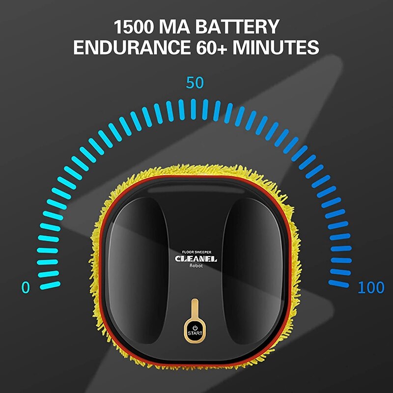 2022 Smart Mopping Robot Automatic Floor Mopping Robot Wet And Dry Sweeping Robot Smart Vacuum Cleaner Cleaning Tool