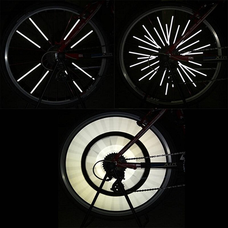 12 Pcs/pack Bicycle Wheel Reflective Clip Bicycle ... – Vicedeal