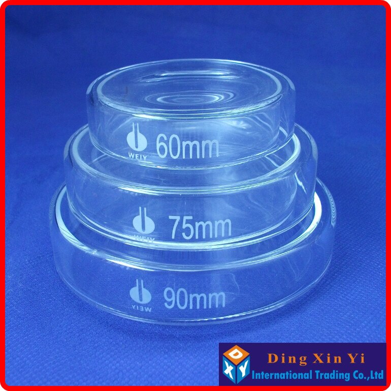 (8 Stuks/partij) 60Mm Hoge Borosilicaatglas Petrischaal, Glas Cultuur Schotel, En Hoge Temperatuur Weerstand