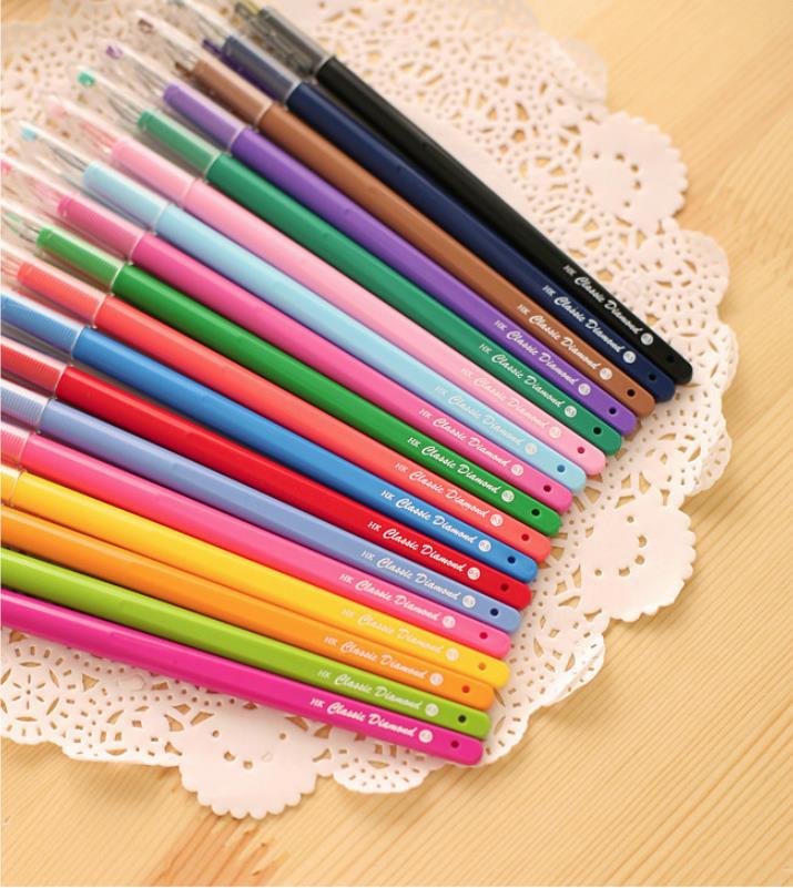 5/10 Pcs/Veel Multicolor Gel Pen Kids Tekening Art Pennen Voor Boek Album Schilderen Tool Baby Onderwijs Kind Gel rollerball Pen