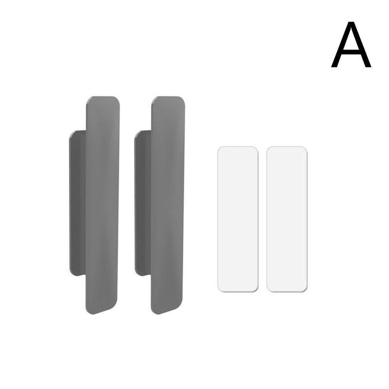 2 Stuks Plak Multifunctionele Handvat Thuis Rechthoekige Handvat Schuifdeur Deur Glas En Extra Deur Window Handle Push-Pull U9e5: A