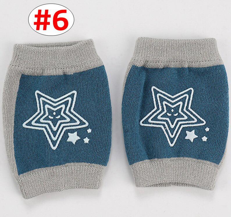 Estrela imprimir Joelheiras bebê legwarmer bebê Recém-nascido Da Criança Menina Menino anti-slip quentes Primavera Outono Meias de Proteção 6 estilos: 6