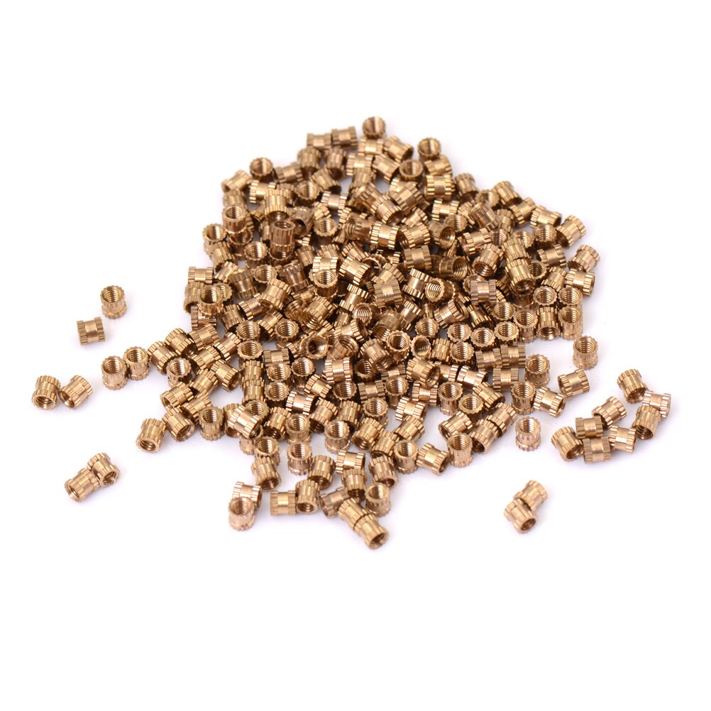 Copper Insert 200pcs/lot M3 Brass Thread Insert Nut Copper Inser... – Grandado