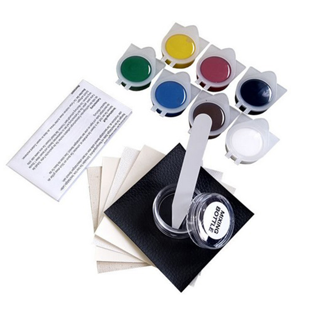 Car Leather Vinyl Repair Kit Auto Seat Leather Repair Set Leather Vinyl Rift Mend Tool Scratch Remove Liquid Skin