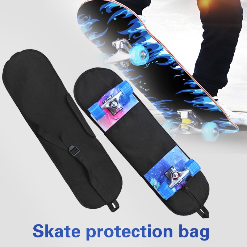 Bæretaske skateboardovertræk skate board sort viagdo udendørs bærende praktisk