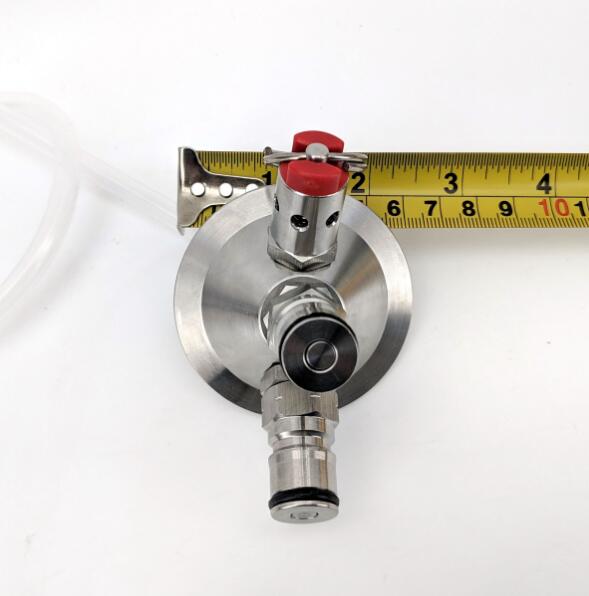 BALL LOCK TAPPING HEAD TO 2INCH TRI-CLOVER (COMMERCIAL KEG ADAPTOR)