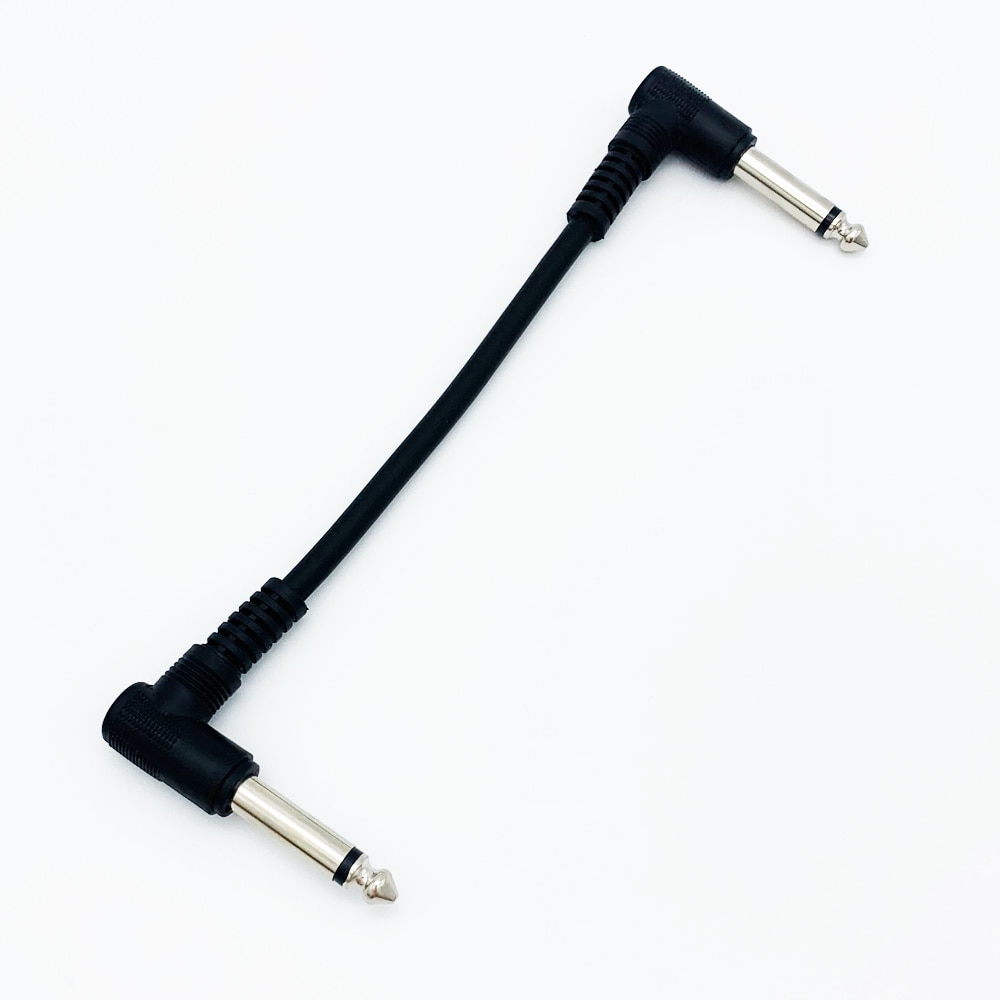 15 cm/20 cm Lengte Gitaar Effecten Pedaal Kabel Connector 6.35 Plug Draad Adapter Lijn 1 stuk