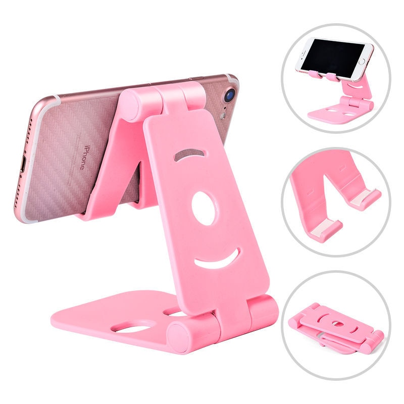 1PC Universal Adjustable Mobile Phone Holder for iPhone Huawei Xiaomi Plastic Phone Stand Desk Tablet Folding Stand Desktop