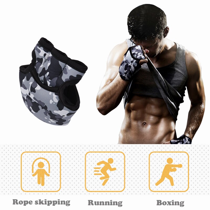 Gym Sport Weighted Gloves Men Women Exercise Boxing Training Body Building Sandbag Wristband Fitness Equipment -40