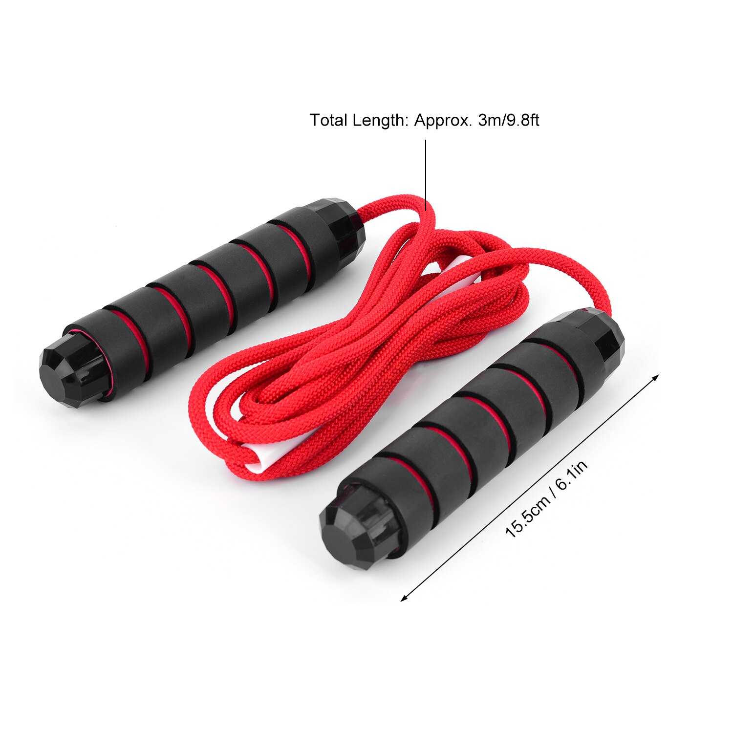 9.8ft Jump Rope Crossfit Skipping Rope Adjustable Jumping Rope Corde a Sauter Comba Rope To Jump Gym Workout Fitness Training