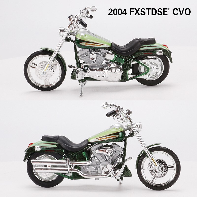 Maisto 1:18 15 stile moto Modello di moto Giocattolo Per Harley 2009F XDFSE CVO FAT BOB 2016 BREAKOUT 2004 FXSTDSE CVO 2015 di strada 750: 2004FXSTDSE CVO