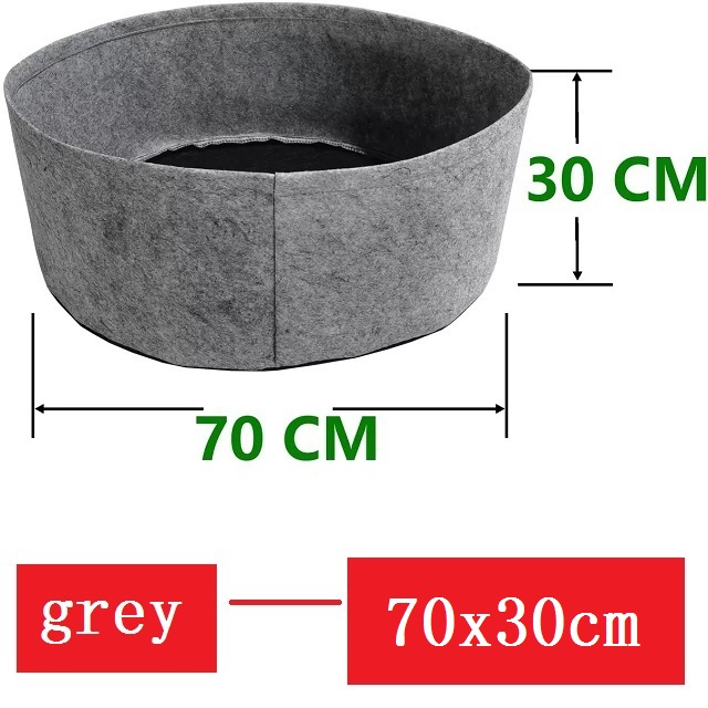 Round Garden Bed, Deep Soil Planting Container Grow Bags Durable Felt Fabric Planter Pot for Plants,Vegetables,Flowers, Herbs: Yellow