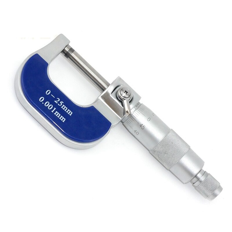 Outside Micrometer 0-25mm Micrometre Length Unit High Precision Mechanical Spiral Micrometer Measuring Tools Micrometer: Default Title