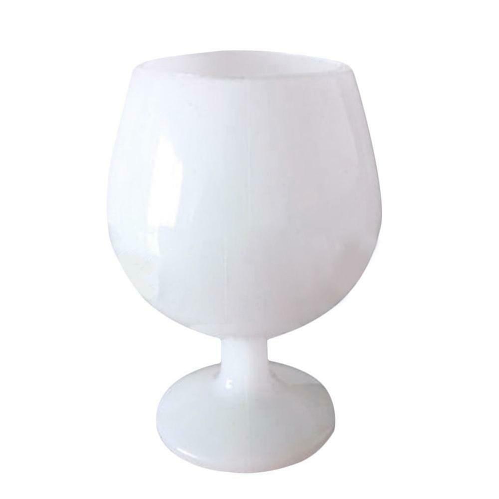 Tapering Glass Red Wine Glass Anti Silicone Glass Goblet Unbreakable Whiskey Beer Bottle Party Supplies