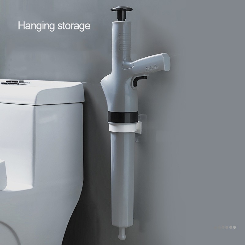 High Pressure Air Drain Blaster Gun Powerful High Pressure Suitable Drain Plunger for Bathroom Toilet Bathtubs Shower