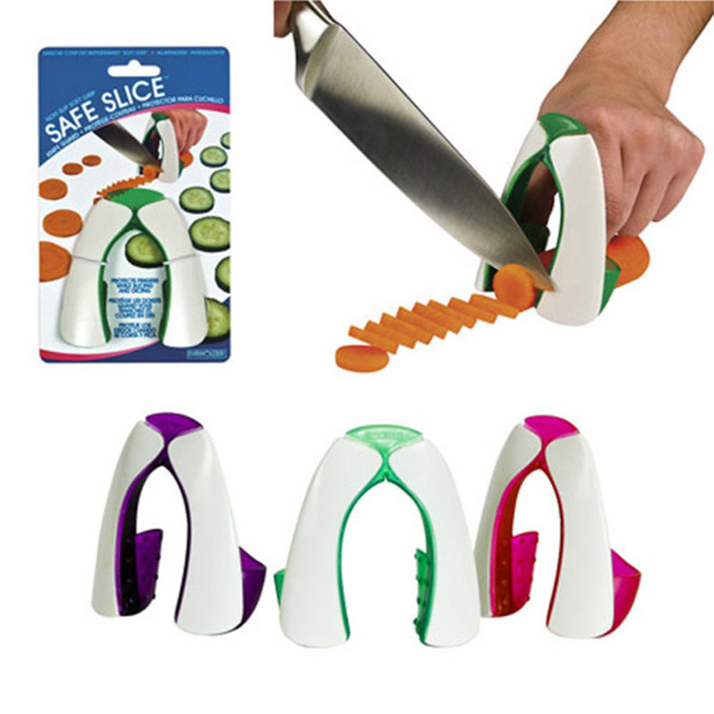 Nonslip Soft Grip Finger Protector Hand Guard Knife Vegetable Shredders Slice Chop Shield Safe Protection Kitchen Tool