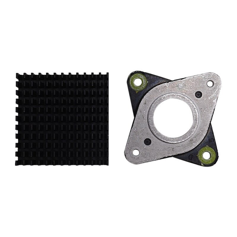 1 Set Stepper Demper En Koellichaam Nema 17 Stepper Demper Stappenmotor Trillingsdempers + Koellichaam Voor Cnc 42 Stappenmotor S