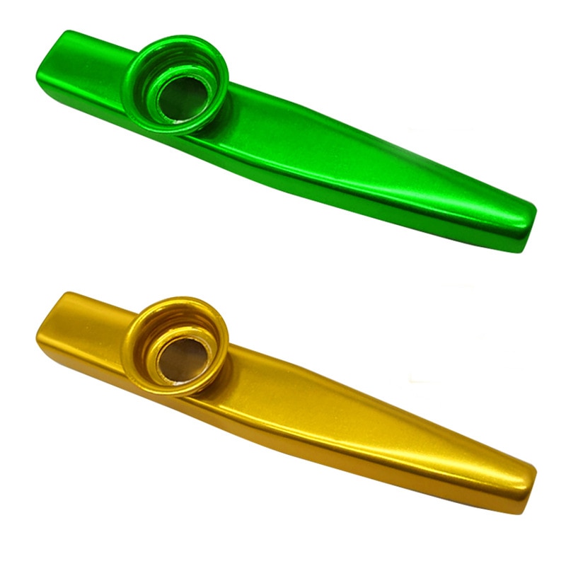 1pc Metal Kazoo Funny kazu Harmonica Colorful Beginners Children Adult Party Musical Instrument Kids Toys Christmas