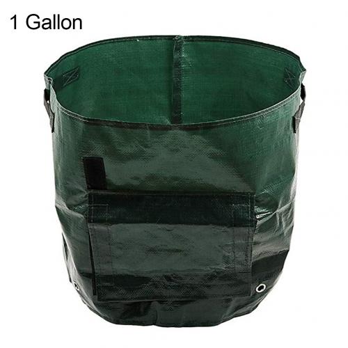 1/35 gallon big Plant seedling Grow Bags pot home garden tools Potato strawberry fabric Vegetable jardin seedling growing pot: 1 Gallon