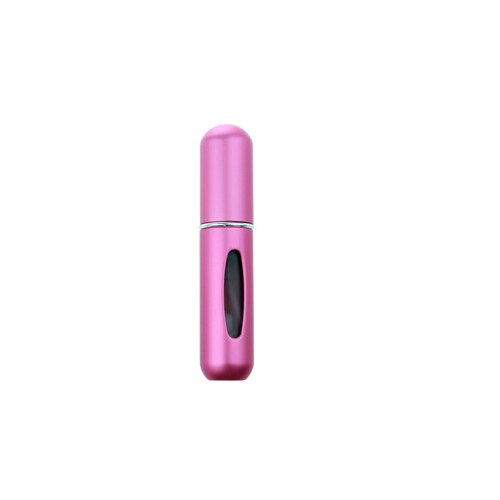 XZJJA Bodem gevulde Mini Parfum Spray Flessen Metalen Shell Spray Verstuiver Draagbare Reizen Parfum Opslag Fles Punten Bottelen: Rose red Bottles