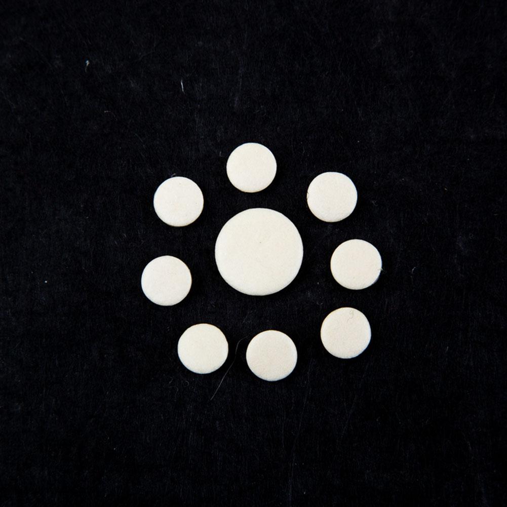 17 Pcs White Clarinet Leather Pads Set Woodwind Musical Instruments Parts Clarinet Pads In Clarinet Accessories