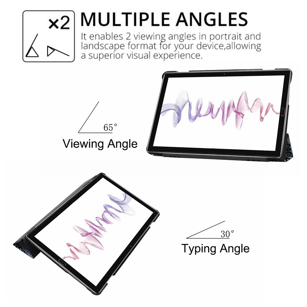 IBuyiWin magnetyczny inteligentny PU skórzany pokrowiec do Huawei MediaPad M6 10.8 cal Tablet Funda pokrywa dla Huawei M6 Pro 10.8 "+ Film + długopis