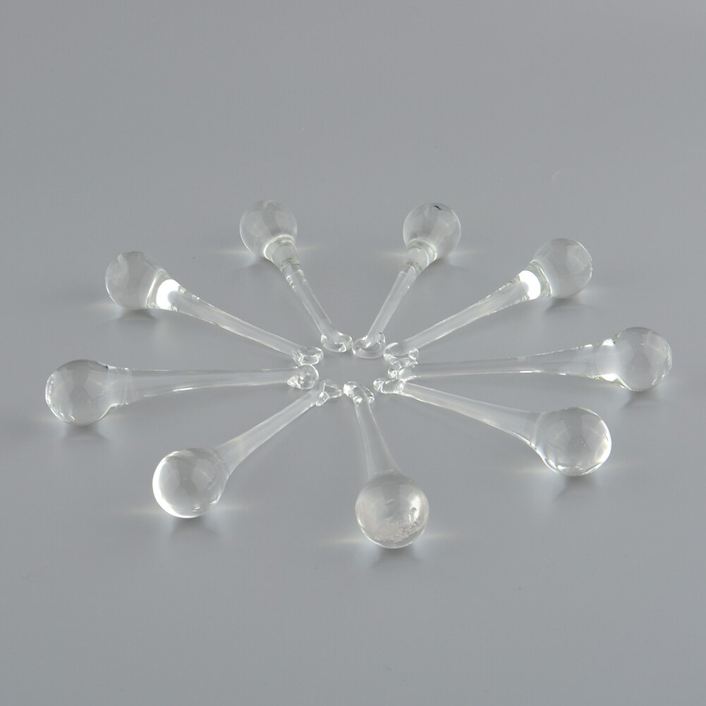 10x Kroonluchter Lamp Licht Hanger Onderdelen Clear Crystal Prisma Home Decor