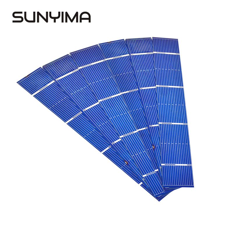 Sunyima 50 Pcs Solars Paneel 156X26 Mm Zonnepaneel Polykristallijne Silicium Zonnecel Diy China Panneau Solaire 0.7W 0.5V
