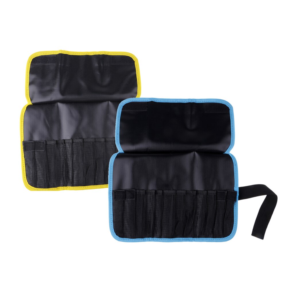 Bolsas para Señuelos de Pesca, bolsa para equipo de aparejos con 12 agujeros, organizador de antivuelco para agua salada