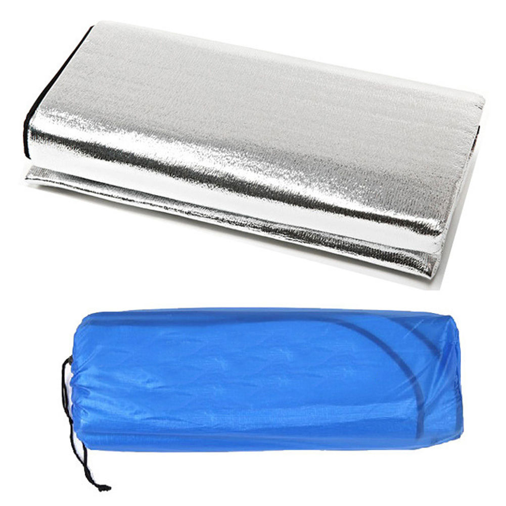 Camping Mat Tent Matras Dubbelzijdig Waterdichte Aluminiumfolie Opvouwbare Picknick Strand Pad Outdoor Mat Zon Onderdak Floor Mat