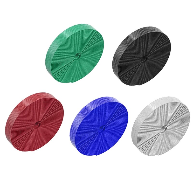 Fastening Cable Ties Reusable Cord Organizer Keeper Home Cable Management Straps Adjustable Loop Cord Wire Ties Q81C